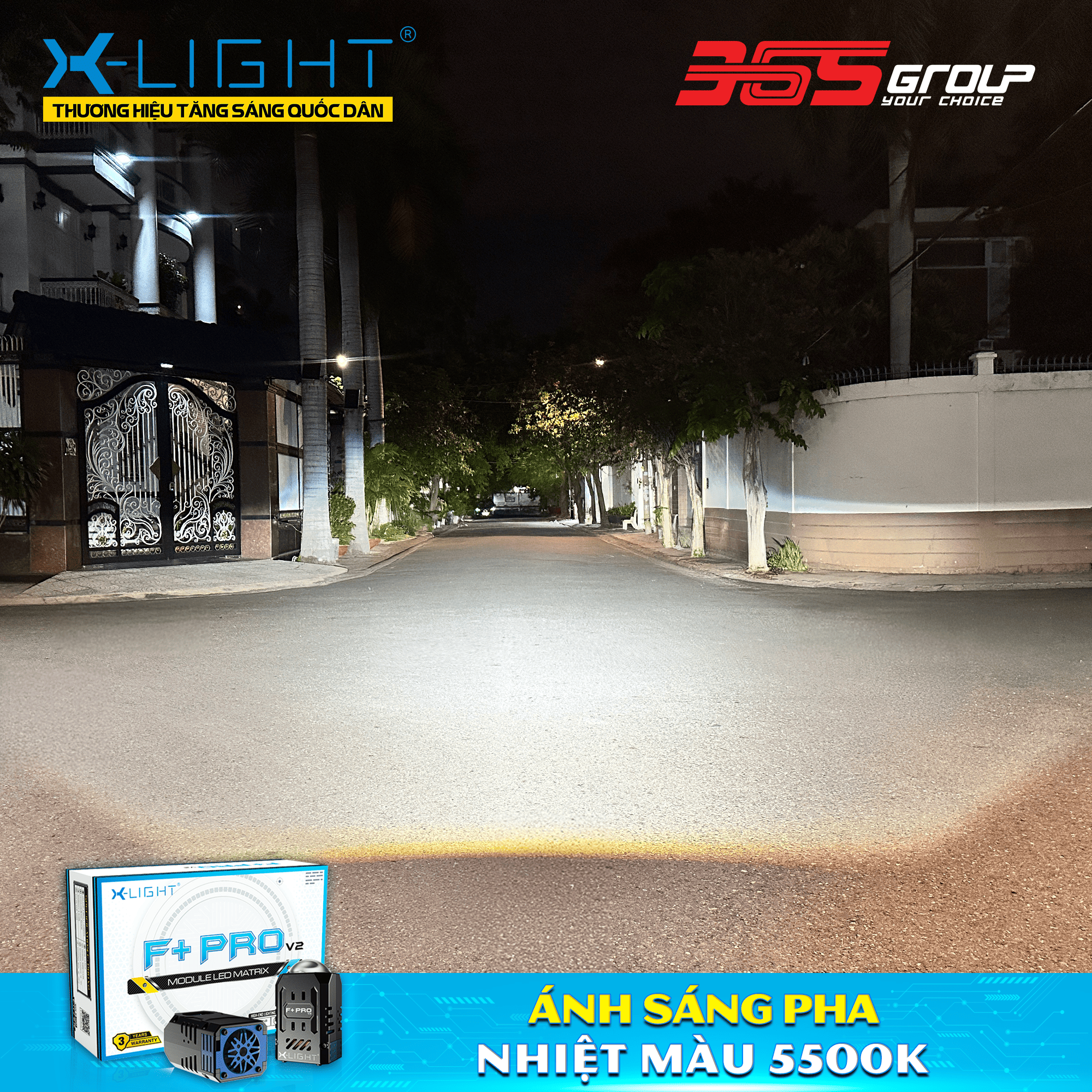 ĐÈN BI LED X-LIGHT F+ PRO - THẾ HỆ THỨ 2